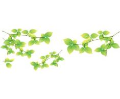 INDIGOS 4051719802047 Wandtattoo ME032 schÃ¶ner Zweig Ãste BlÃ¤tter Pflanze Tribal Ranke 40 x 14 cm