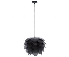 EGLO 92989 Pendelleuchte, Metall, E27, schwarz