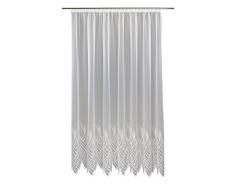 Anna Cortina Gardine, Stoff, weiß, 245 x 600 cm