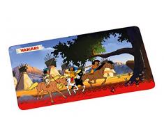 Yakari Brettchen Frühstücksbrett, Melamin, Bunt, 23,5 x 14 x 0,5 cm