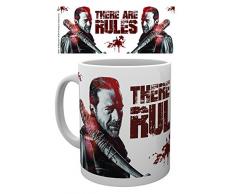 empireposter Walking Dead - Rules - Keramik Tasse - Größe Ø8,5 H9,5cm
