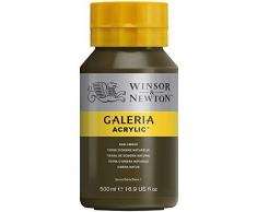 Winsor & Newton 2150554 Galeria Acrylfarbe, hohe Pigmentierung, lichtecht, buttrige Konsistenz, 500 ml Topf - Umbra Gebrannt
