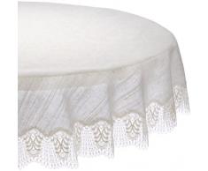 Plauener Spitze by Modespitze 4048L_14_165 Tischdecke Oslo L, Gre 165 cm, rund