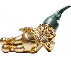 Kare Deko Figur Zwerg Lying, Gold, 31 cm