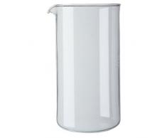 Bodum 1508-10 Ersatzglas zu Kaffeebereiter 8 Tassen, 1.0 l, Ã¸ 9.6 cm