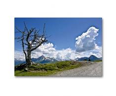 Premium Textil-Leinwand 90 x 60 cm Quer-Format Auf dem Penken, oberhalb Mayrhofen, Zillertal | Wandbild, HD-Bild auf Keilrahmen, Fertigbild auf hochwertigem Vlies, Leinwanddruck von Joachim Barig