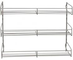 Metaltex Domino Gewürzbord 3-Etagen, 30x7x30cm, weiss