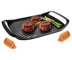 Tescoma 605068 Grillpfanne 42 x 28 cm SmartCLICK, Schwarz