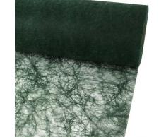 25m Sizoflor ® Original Tischband Tischläufer Tischdeko Faserseide 30cm / 300mm, Farbe:olivgrün