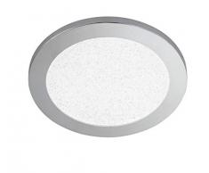 WOFI PEGGY Deckenleuchte, Kunststoff, 11 W, Chrom