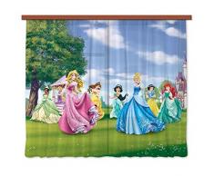 Gardine/Vorhang FCS xl 4322, Kinderzimmer Disney Princess Prinzessin
