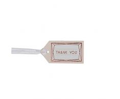 Neviti Geo Blush Geschenkanhänger, Rosa/Roségold, groß