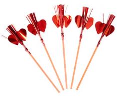 Günthart Trinkhalme Herzen, 100 Stück, 1er Pack (1 x 82 g)