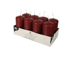 PAPSTAR 17983 Papstar Kerzen Bordeaux 8St