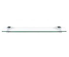 blomus 68933 Areo Handtuchablage, Edelstahl, glas, 76 x 24 x 6 cm