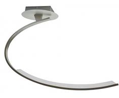 WOFI Deckenleuchte, 1-flammig Segura 1 x LED / 9 W, 14 x 44, 5 x 65, 5 cm, 3000 k, 900 lm, Energieef
