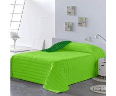 PETTI Artigiani Italiani Tagesdecken, Grün, Bettgröße 160 (240x260 cm)