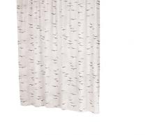RIDDER 32319S-350 Duschvorhang Folie ca. 180 x 200 cm, Sylt beige inklusive Ringe