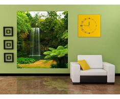 AG Design FTL 1609 Wasserfall, Papier Fototapete - 180x202 cm - 2 teile, Papier, multicolor, 0,1 x 180 x 202 cm