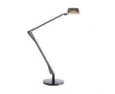 Kartell Schreibtischleuchte, Plastik, 5.6 W, Rauchgrau, 21 x 21 x 113 cm