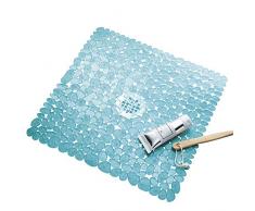 iDesign 80211EU Pebblz Duschmatte, blau
