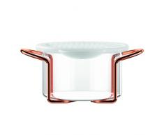 Bodum – HOT Pot Set – Auflaufform mit Deckel aus Silikon, Silikon, durchsichtig, 0,25 l