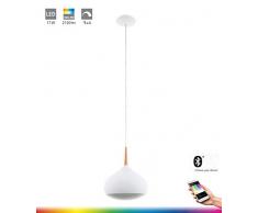 EGLO COMBA-C Hängeleuchte, Stahl, 18 W, weiss, kupfer