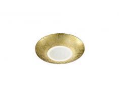 Trio Leuchten Deckenleuchte, Metall, Integriert, 12 W, goldfarbig, 32 x 32 x 6 cm