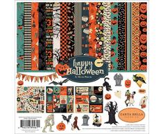 Carta Bella Paper Company CBHAL104016 Happy Halloween Collection, Papier, Orange, Schwarz, Blau, Marineblau