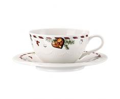 Hutschenreuther 02460-725492-14640 Weihnachtsleckereien Teetasse, 2-teilig