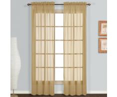 United Gardine Vorhangpaneel 2er Set 118 X 72 Inch Bronze
