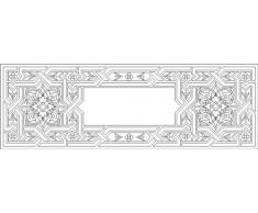 INDIGOS 4250380556185 Wandtattoo w238 Orient, Ranke 80 x 19 cm, weiÃ