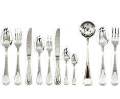 Mepra Besteck-Set aus Raffaello, Hohlgriff, 87 Teile 87-teiliges Besteckset 102928113P silber
