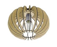 EGLO Hängeleuchte, Nickel-Matt/Weiß/Kupfer