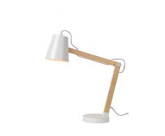 Lucide TONY - Schreibtischlampe - E14 - Weiß