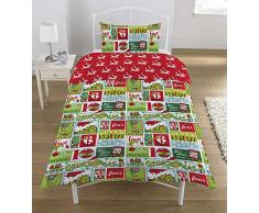 Die Grinch 12 Tage Bettwäsche-Set, Polyester-, Mehrfarbig, Single