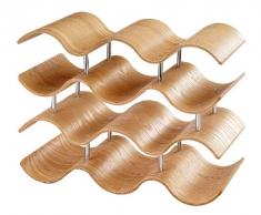 Point-Virgule PV-LIV-1147 Wein-Regal für 10 Flaschen (4 Schichten) Holz-Farbe