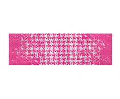 LifeStyle-Mat Designer Fussmatte Haustür – Fussmatten rutschfest und waschbar – Schmutzfangmatte/Fussabstreifer – PINK 50x150cm
