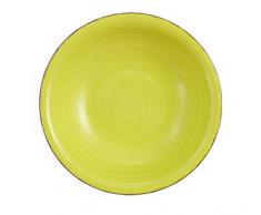 Villa d Este Home Tivoli bi-baita Set 6 Speiseteller Set Suppenteller 22x22x6 cm Grün/Limette