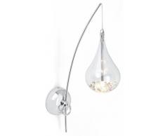 Brilliant Wandleuchte Maira mit Glaskügelchen im äuÃerem Glas, Metall / Glas, 1 x 20W, chrom, G4 inklusiv G14710/15