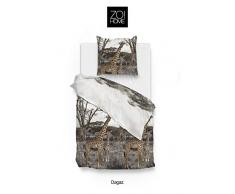 Zo!Home Bettwäsche 100% Baumwolle Dagaz 155x220 (80x80) Multi