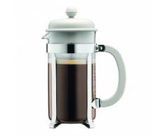 Bodum 1913-913 CAFFETTIERA Kaffeebereiter (French Press System, Permanent Edelstahlfilter, 0,35 liters) cremefarben