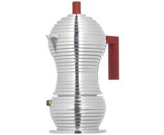 Alessi MDL02/3 R Kaffeekanne, Aluminium, rot