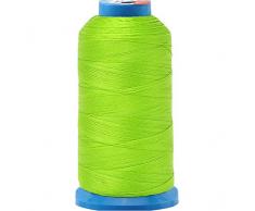 Selric [1500 Yards/beschichtet/kein Entwirren, 21 Farben erhältlich] Strapazierfähige Nylonfäden #69 T70 Größe 210D/3 für Polstermöbel, Leder, Vinyl und andere schwere Stoffe Grün (Fresh Green)