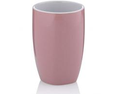 kela Bathroom Tumbler Cup/Toothbrush Holder Glas, Rose Wood