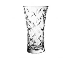 Crystaljulia 4595 Vase, Kristall, 25cm, 14 x 14 x 25 cm
