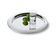 Philippi Luna Tablett, Edelstahl, Silber, 39 x 39 x 2 cm