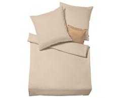 Fleuresse Flanell-Bettwäsche, beige, 155 x 220 cm