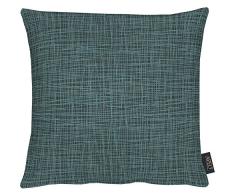 APELT Tessuto 39x39 14 Kissen, Polyester-Baumwolle, türkis
