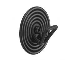 Tiger 107730741 Handtuchhaken Garderobenhaken Haken Tiger Circles Edelstahl Schwarz à 6 mm